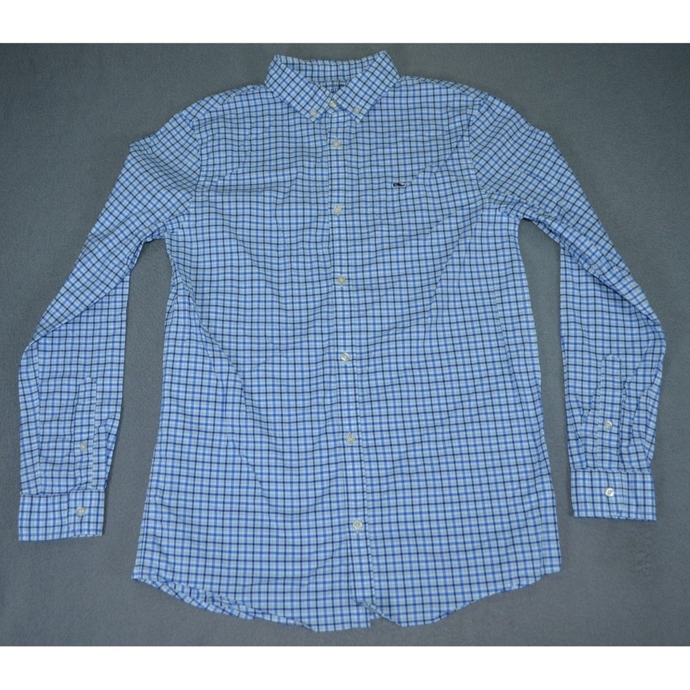 Vineyard Vines On the Go Brr Performance Shirt Boys XL (18) Button Down